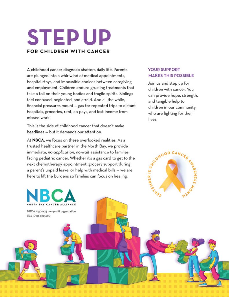 Step Up for Children with Cancer flyer